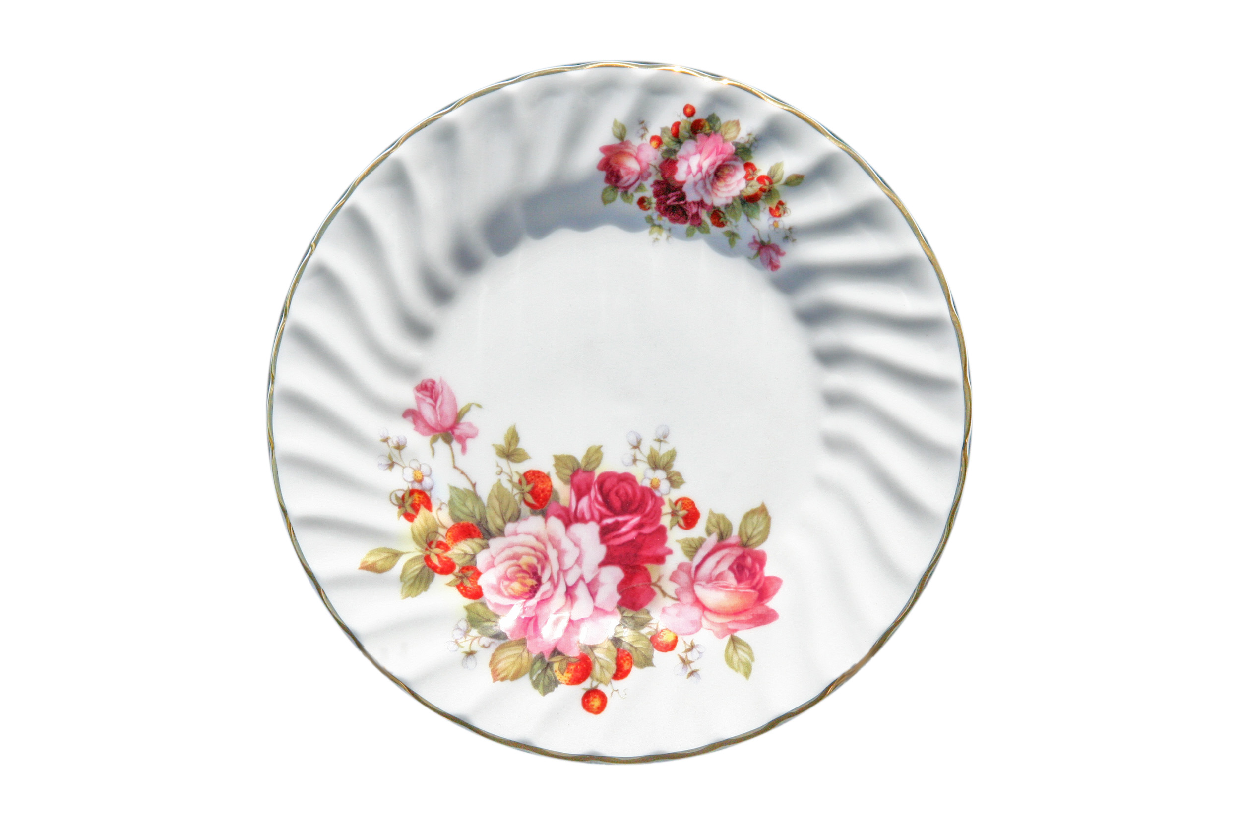 Strawberry Rose 6" Side Plate Strawberry Rose 6" Side Plate